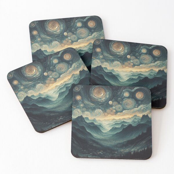 Item preview, Dark Mountains designed and sold by HarmonyandSage.