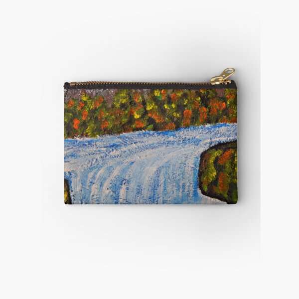 Item preview, Mountain waterfall at night designed and sold by George Hutton Hunter.