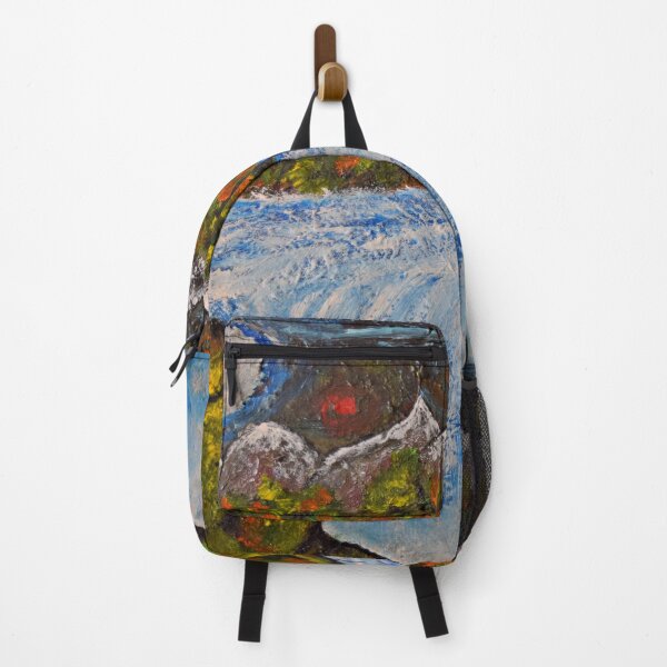 Item preview, Mountain waterfall at night designed and sold by George Hutton Hunter.