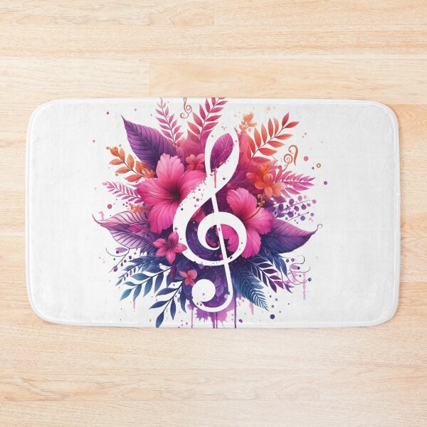 Item preview, Flower musical notes designed and sold by Tw1nsAIArt.