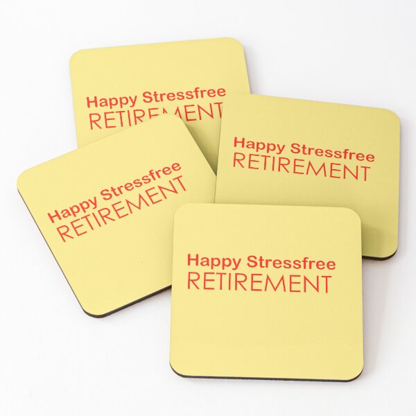 Item preview, Happy Stressfree Retirement designed and sold by annenambiro.