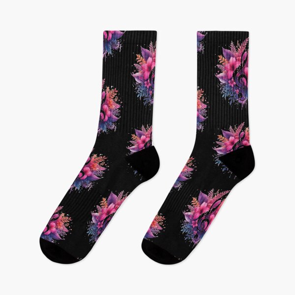 Item preview, Flower musical notes designed and sold by Tw1nsAIArt.