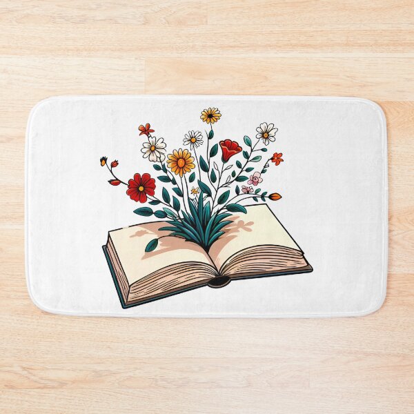 Item preview, Spring Flowers Floral Book Lover Design designed and sold by SideKickCreates.