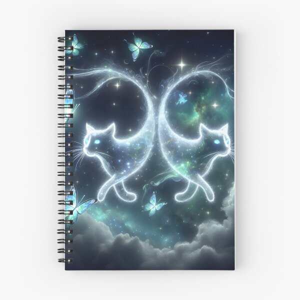 Item preview, "Enchanted Piscean Felines: Butterfly Whispers" designed and sold by MindVibe.