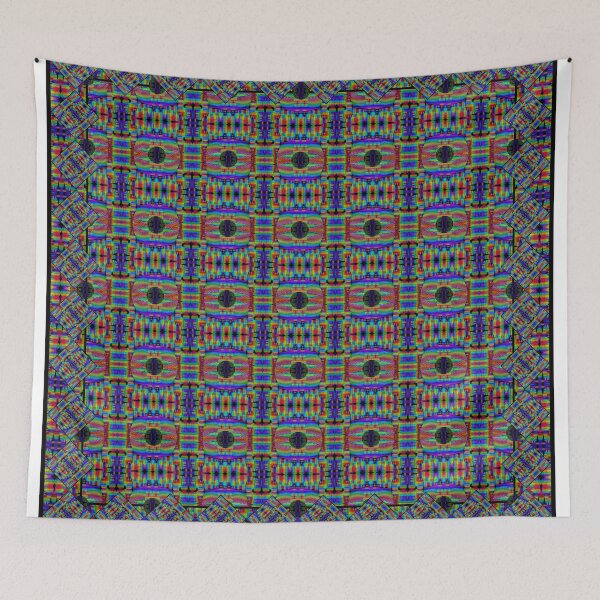 Item preview, Prismatic Black Juju Quilt designed and sold by StudioBoomBoom.