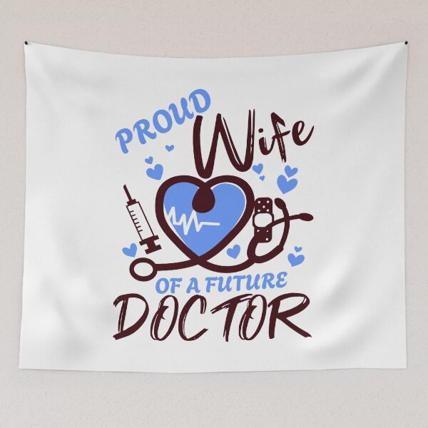 Item preview, Proud Wife Of A Future Doctor designed and sold by Stick-Artistry.