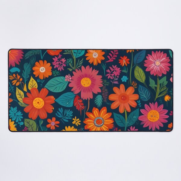 Item preview, Enchanted Garden Delight - Lush Floral Pattern with Vibrant Blooms and Foliage designed and sold by PillowTalkyZone.