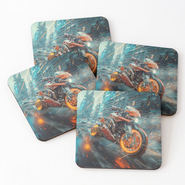 Item preview, Fantastic Cyberpunk Motorbike - 02 designed and sold by Made-by-Gus.