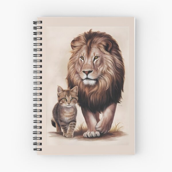 Item preview, Lion and the Kitty: A Tale of Unlikely Friendship designed and sold by JustCrafted.