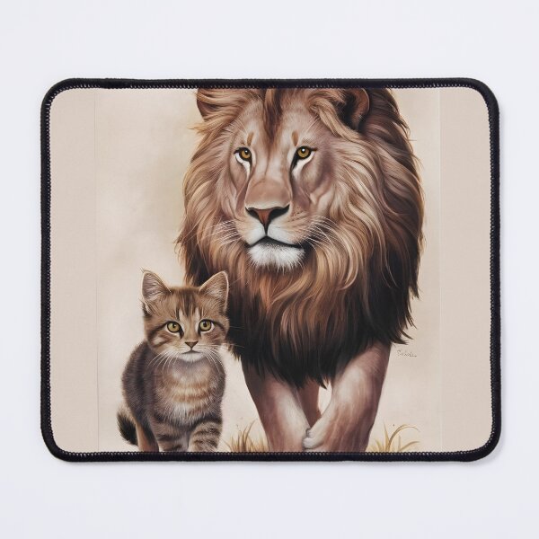 Item preview, Lion and the Kitty: A Tale of Unlikely Friendship designed and sold by JustCrafted.