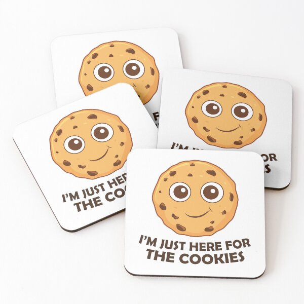 Item preview, I'm Just Here For The Cookies - Chocolate Chip Cookie designed and sold by PolyPixel.