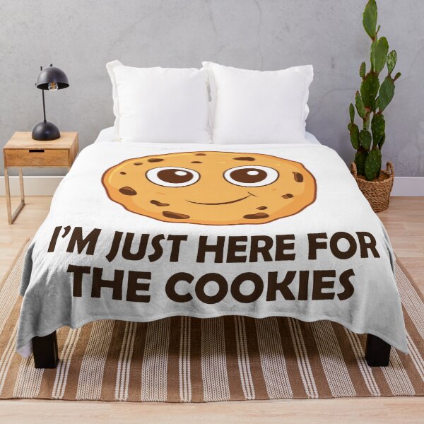 Item preview, I'm Just Here For The Cookies - Chocolate Chip Cookie designed and sold by PolyPixel.