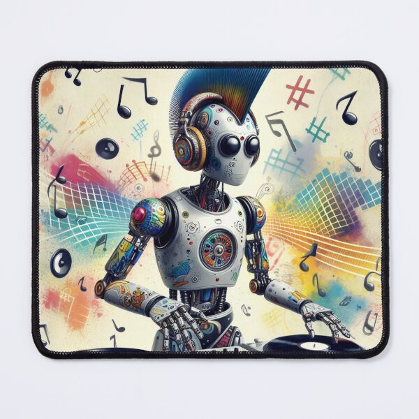 Item preview, DJ Rave Machine - Original Funny Artwork Design - Futuristic Party Image designed and sold by HeavyHits.