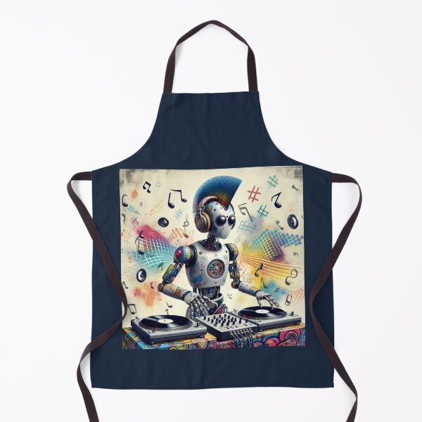 Item preview, DJ Rave Machine - Original Funny Artwork Design - Futuristic Party Image designed and sold by HeavyHits.