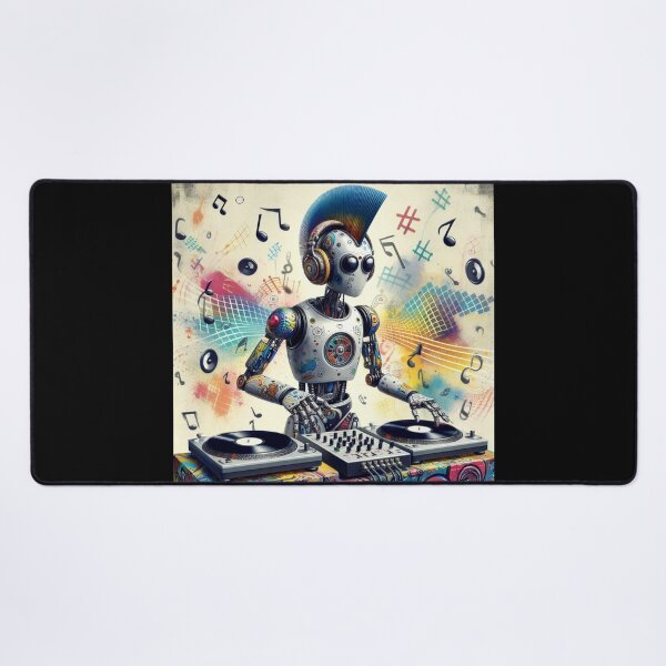Item preview, DJ Rave Machine - Original Funny Artwork Design - Futuristic Party Image designed and sold by HeavyHits.