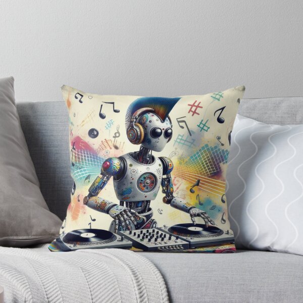 Item preview, DJ Rave Machine - Original Funny Artwork Design - Futuristic Party Image designed and sold by HeavyHits.