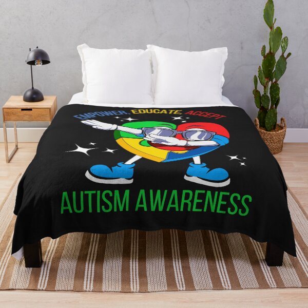 Item preview, Colorful Empower, Educate, Accept Autism Awareness Design designed and sold by AlienOccupation.