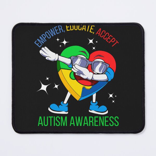Item preview, Colorful Empower, Educate, Accept Autism Awareness Design designed and sold by AlienOccupation.
