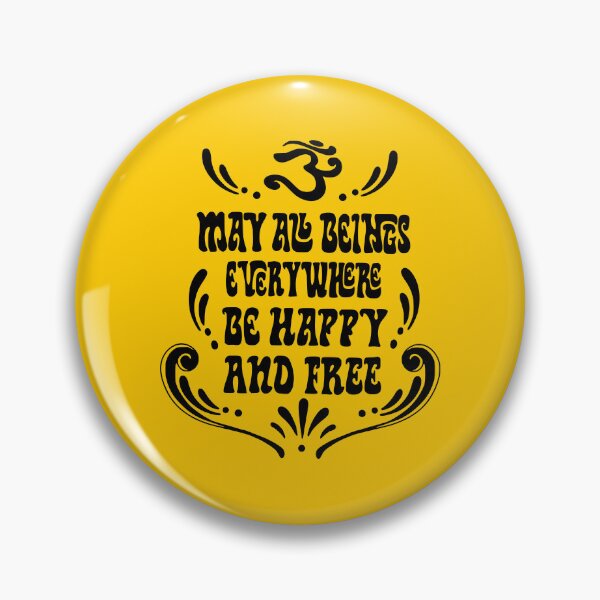Item preview, May all beings be happy and free designed and sold by KAT-Rishikesh.