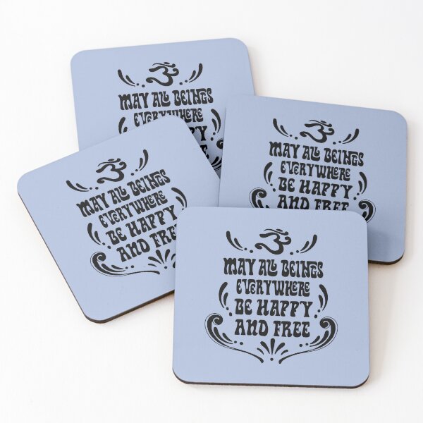Item preview, May all beings be happy and free designed and sold by KAT-Rishikesh.