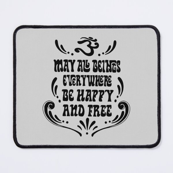Item preview, May all beings be happy and free designed and sold by KAT-Rishikesh.