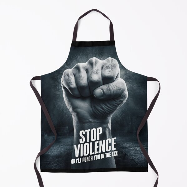 Item preview, Stop violence or I'll punch you in the XXX designed and sold by hhh-art.