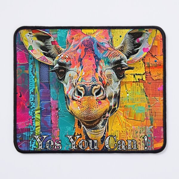 Item preview, Pop Art Giraffe Yes You Can designed and sold by RumpledFoxes.