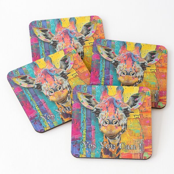 Item preview, Pop Art Giraffe Yes You Can designed and sold by RumpledFoxes.