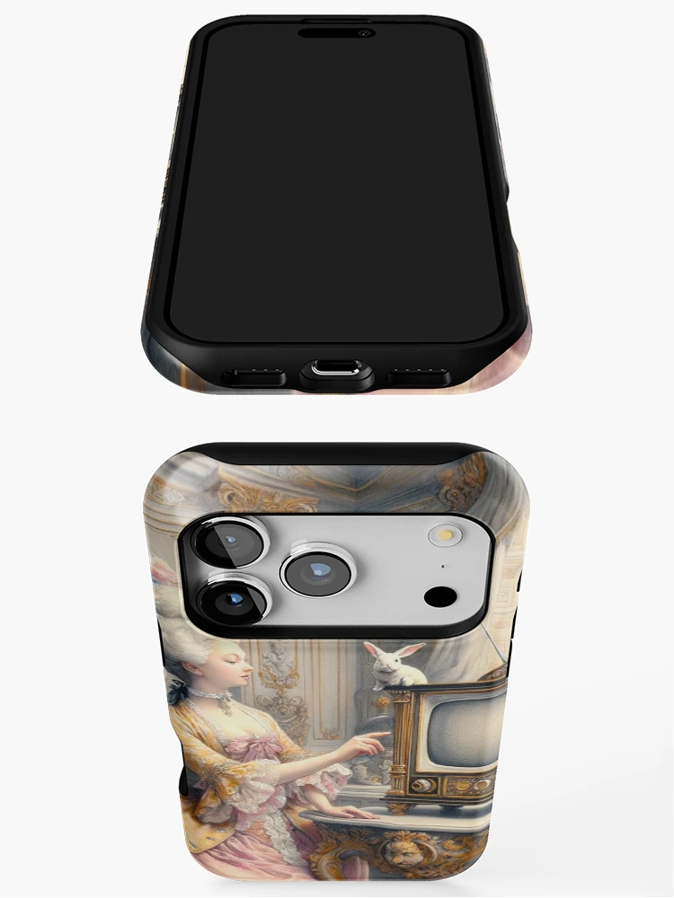 Thumbnail 3 of 4, iPhone Case, Royal Rabbit Reruns designed and sold by Lane L. Mälkin Design.