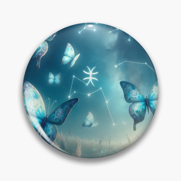 Item preview, "Astrological Whispers: Piscean Butterfly Magic" designed and sold by MindVibe.