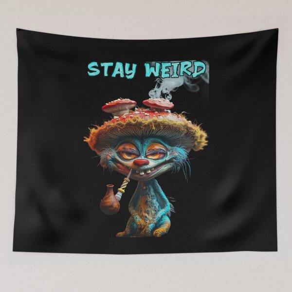 Aperçu de l'œuvre Stay Weird créée et vendue par Psyberspace.