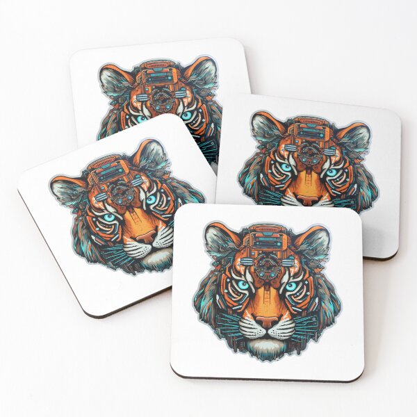 Item preview, Cyber Tiger // Tiger // cyber animal // Robotic animal // AI designed and sold by SMARTKIT  DESIGNAGENCY.