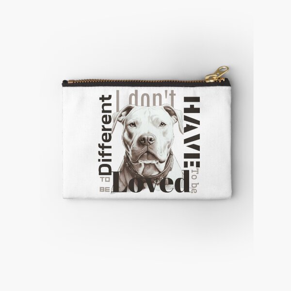 Item preview, Pitbull portre | Being loved | White designed and sold by Twinmommy Store.