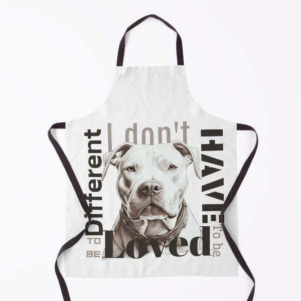 Item preview, Pitbull portre | Being loved | White designed and sold by Twinmommy Store.