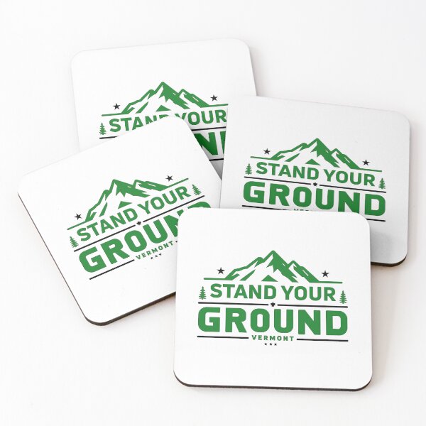 Item preview, StandYourGroundVermont(Green/Black) designed and sold by dondavisSYGV.