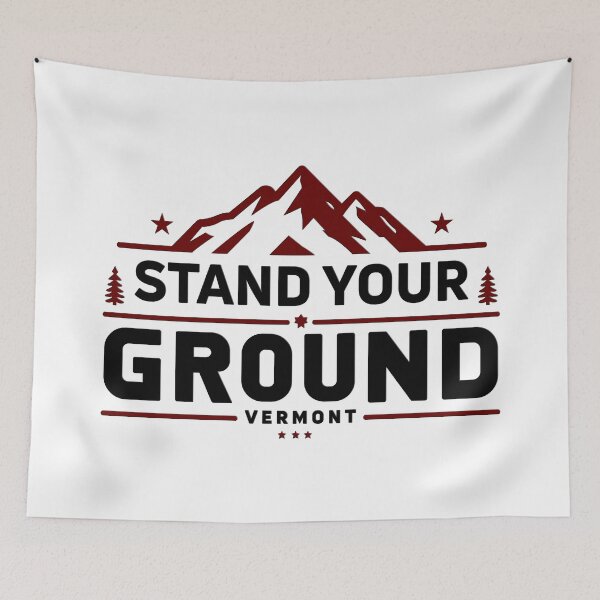 Item preview, StandYourGroundVermont(Red/Black) designed and sold by dondavisSYGV.
