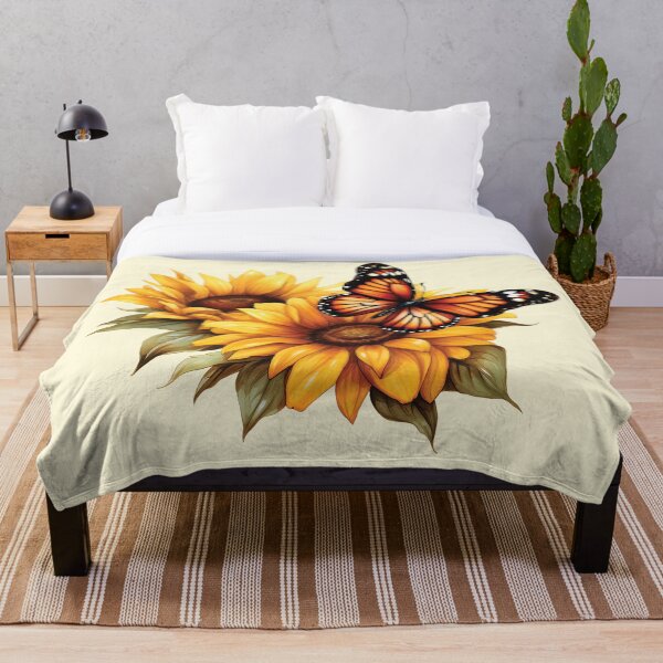 Item preview, Sunflower and Butterflies designed and sold by BuxomBabe21.
