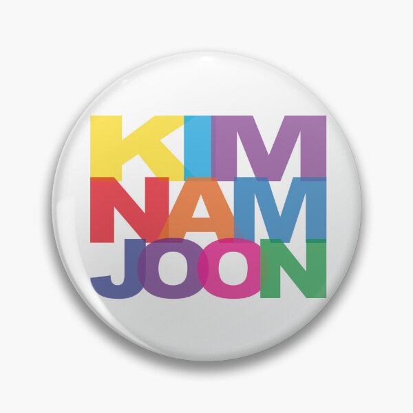 Item preview, Kim NamJoon Rainbow letters designed and sold by beatricemello.