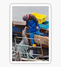 The sharing caring fisherman Sticker