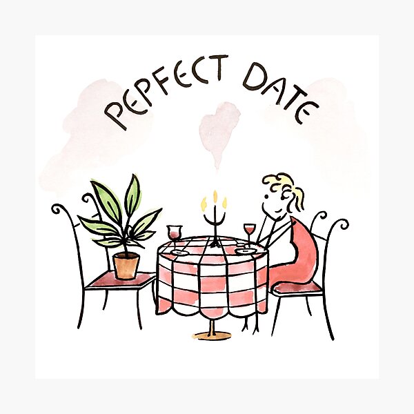 Item preview, Perfect Date — Mon Mín Meu designed and sold by MonMinMeu.