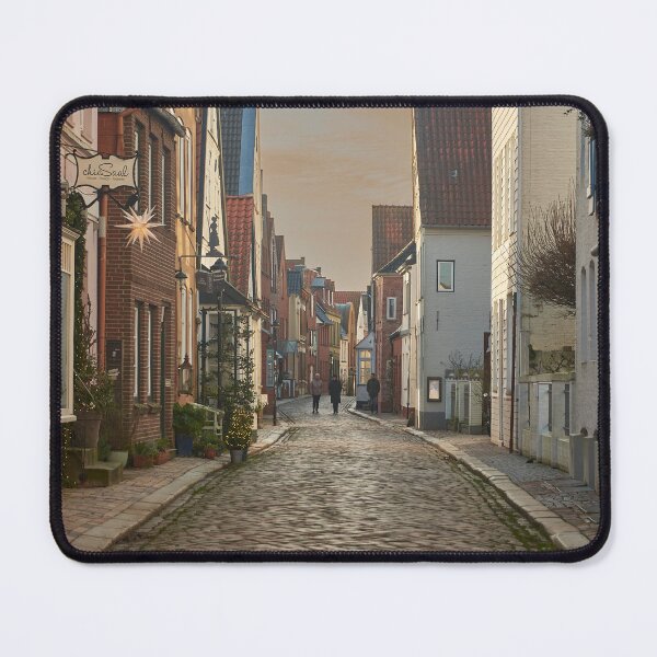 Item preview, Old town streets in Husum designed and sold by Foto-Kraemer-.