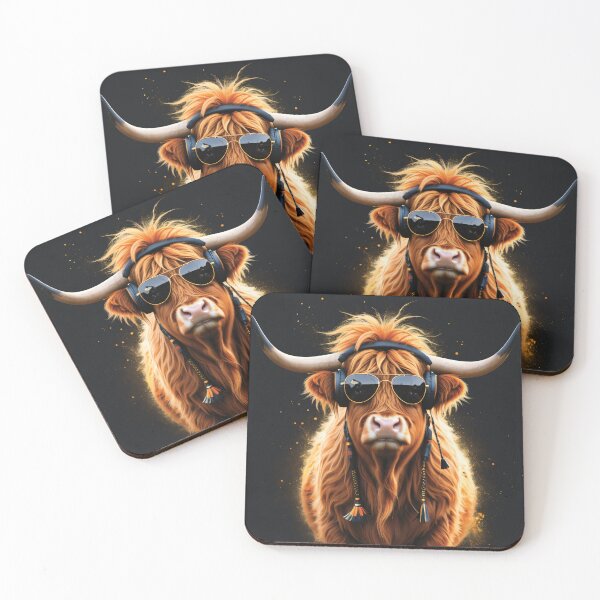 Item preview, Crazy Highland Cow 02 designed and sold by edgecreative.