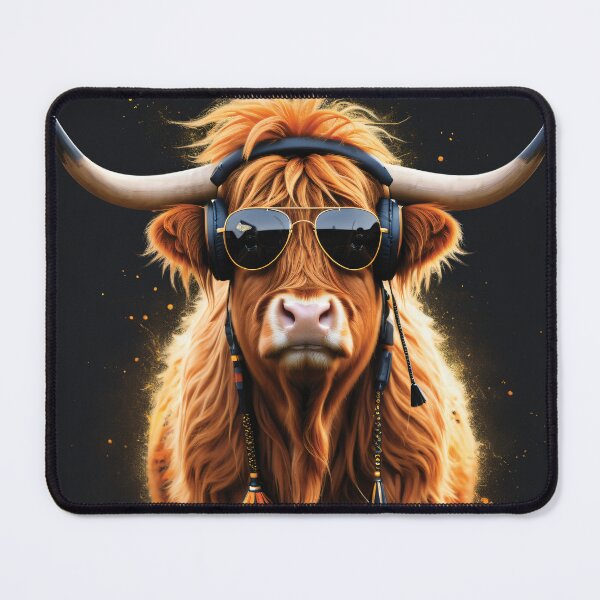 Item preview, Crazy Highland Cow 02 designed and sold by edgecreative.