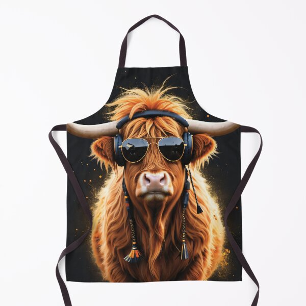 Item preview, Crazy Highland Cow 02 designed and sold by edgecreative.
