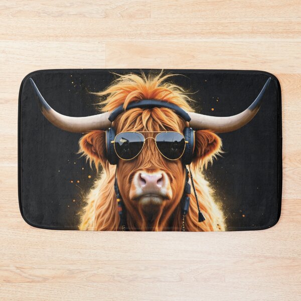 Item preview, Crazy Highland Cow 02 designed and sold by edgecreative.