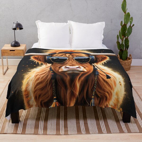 Item preview, Crazy Highland Cow 02 designed and sold by edgecreative.