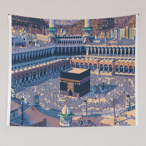 Item preview, Kaaba Mecca Pixel Art  designed and sold by SaintCurio.