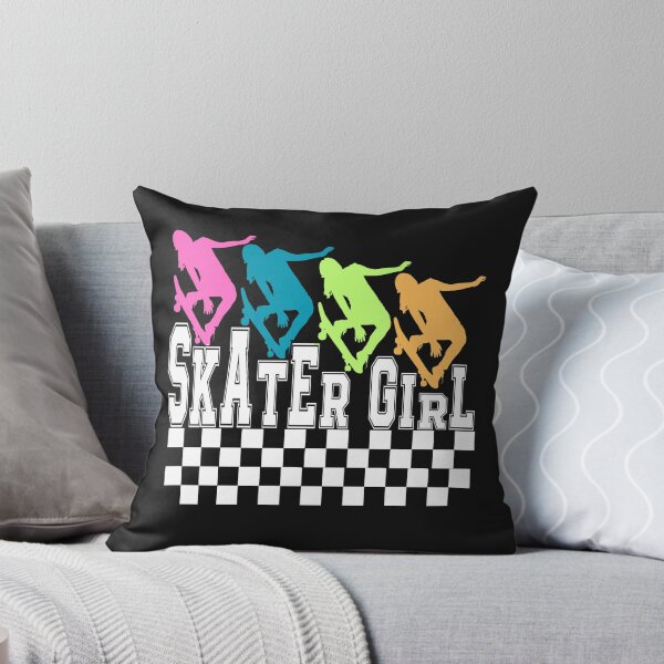 Item preview, Colorful Retro Skatergirl Design designed and sold by AlienOccupation.