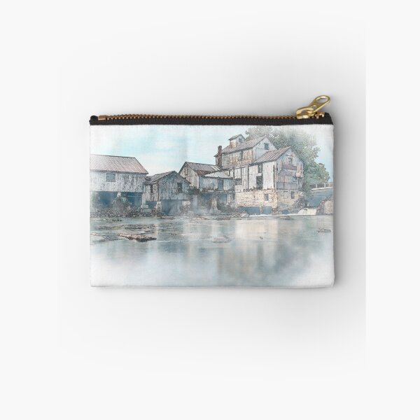Item preview, Historic Mill by a River Watercolour designed and sold by jrtwynam.