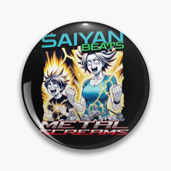 Item preview, Saiyan Beats, Metal Screams designed and sold by Animetal-Shop.